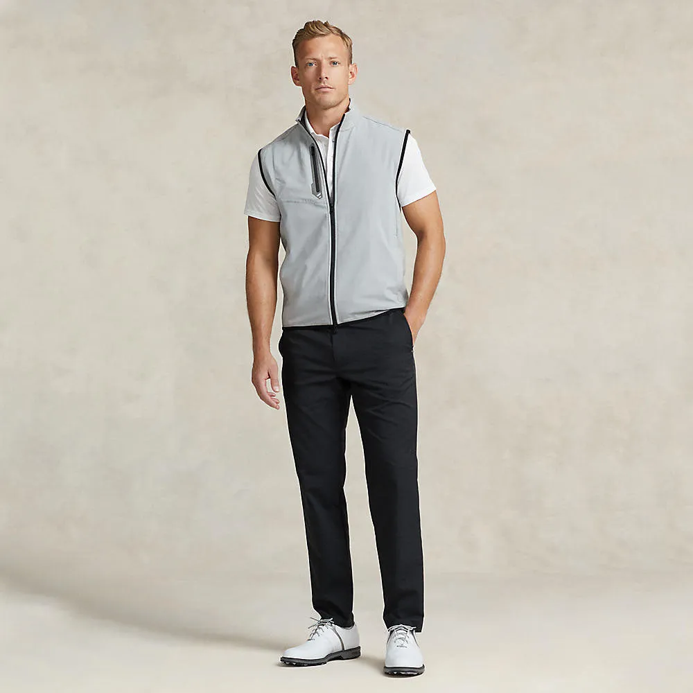 RLX Ralph Lauren Tech Terry Golf Vest - Steel Heather/Polo Black