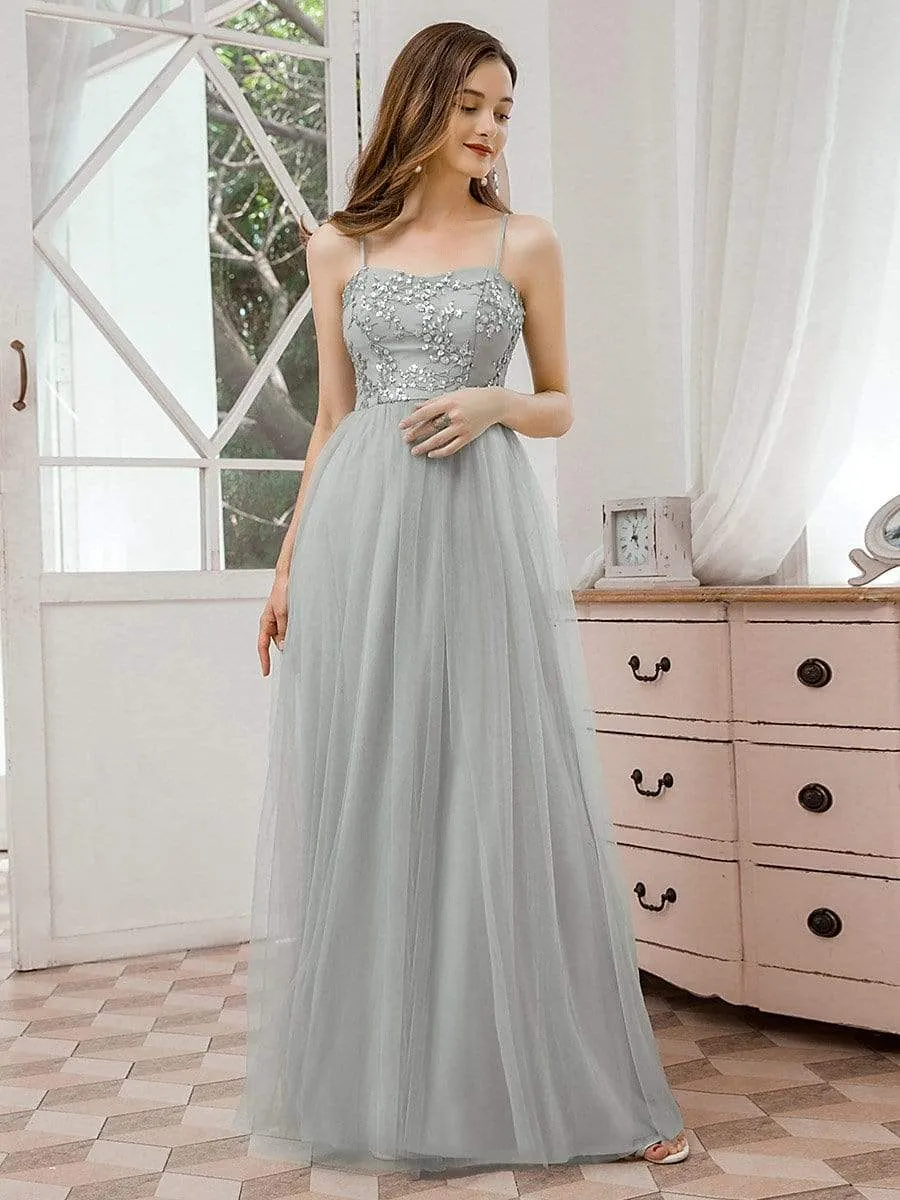 Romantic Sweetheart Neckline Bridesmaid Dresses with Spaghetti Straps