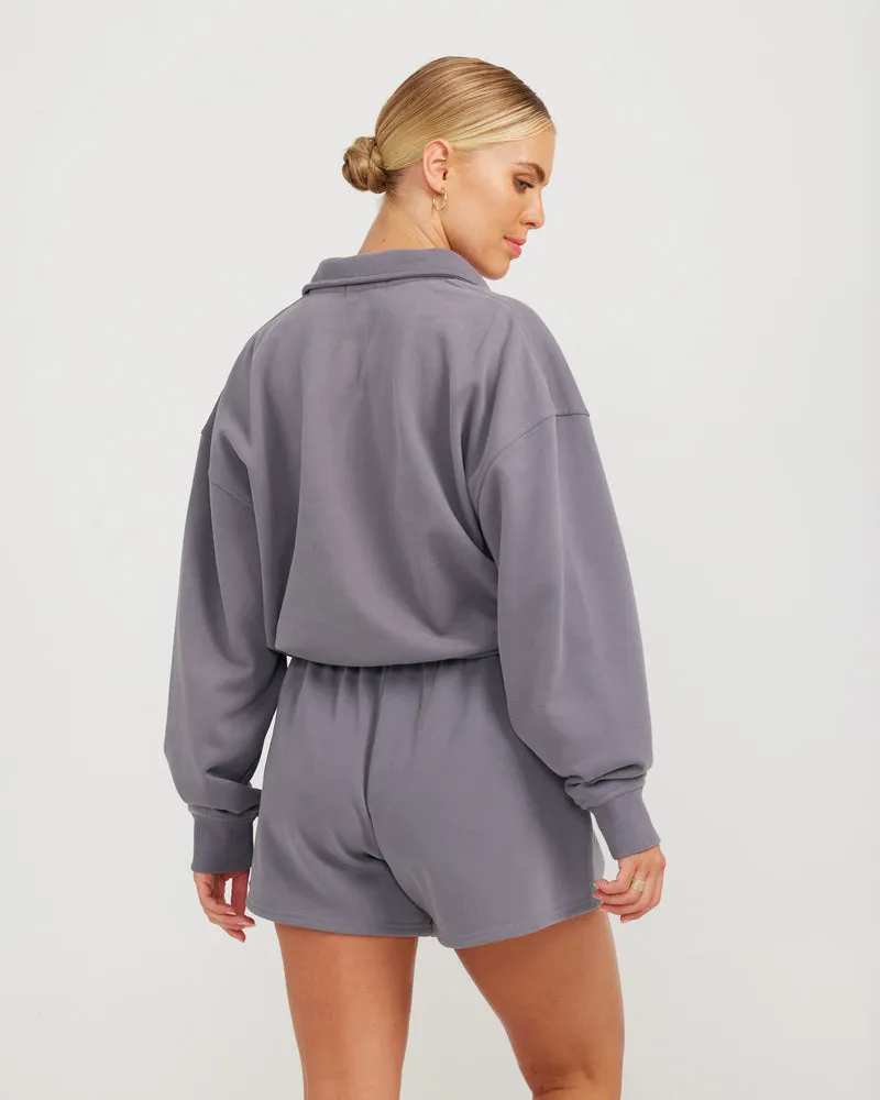 Rory Zip Sweatshirt - Grey