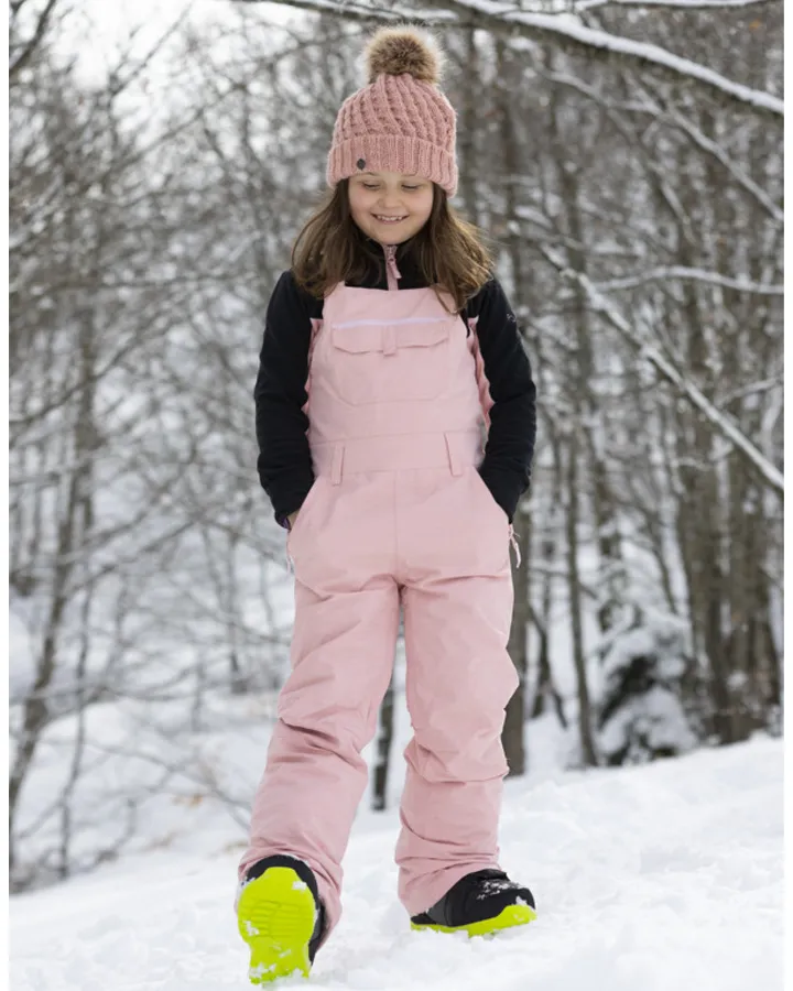 Roxy Non Stop Girls Snow Bib - Mellow Rose - 2023