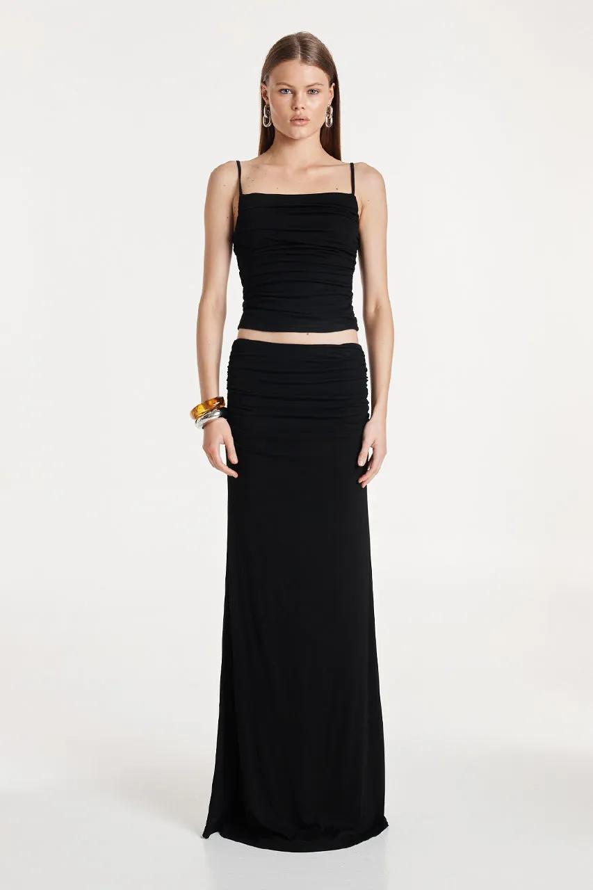 Scarlett Maxi Skirt | Black