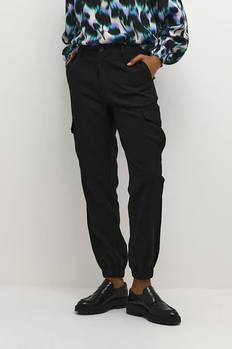 SIDE POCKET BLACK JOGGER PANT