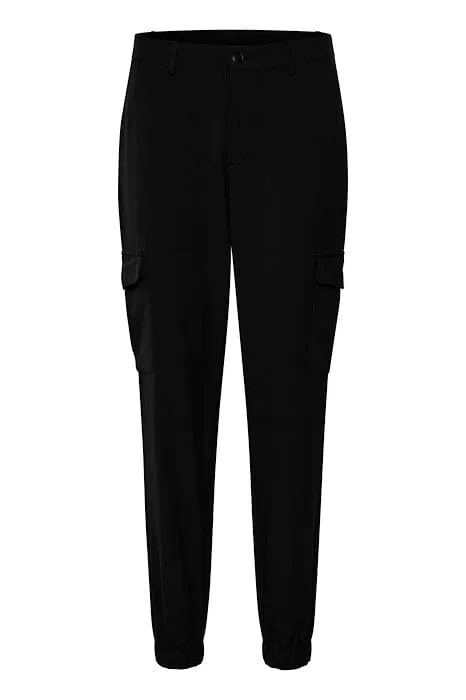 SIDE POCKET BLACK JOGGER PANT