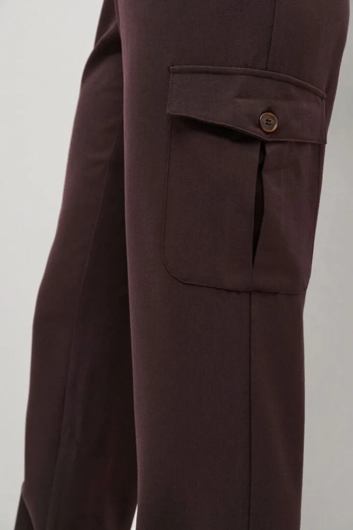 SIDE POCKET BROWN JOGGER PANT