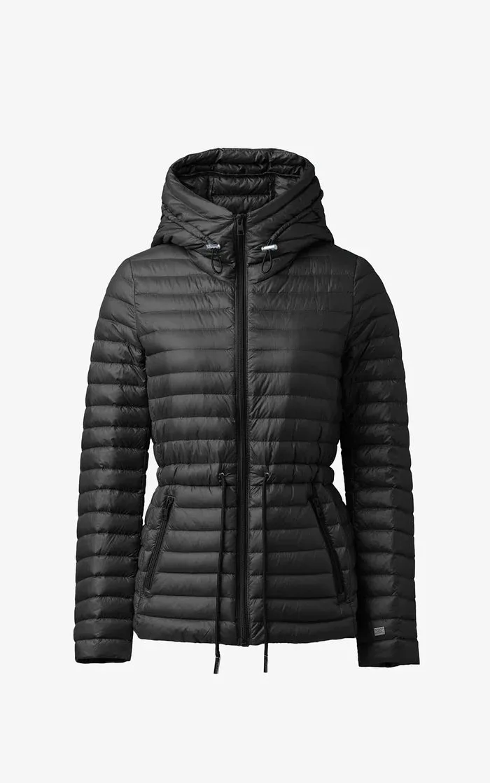 SOIA&KYO AYLEEN - Sustainable Slim-Fit Ultra-Lightweight Down Jacket With Hood