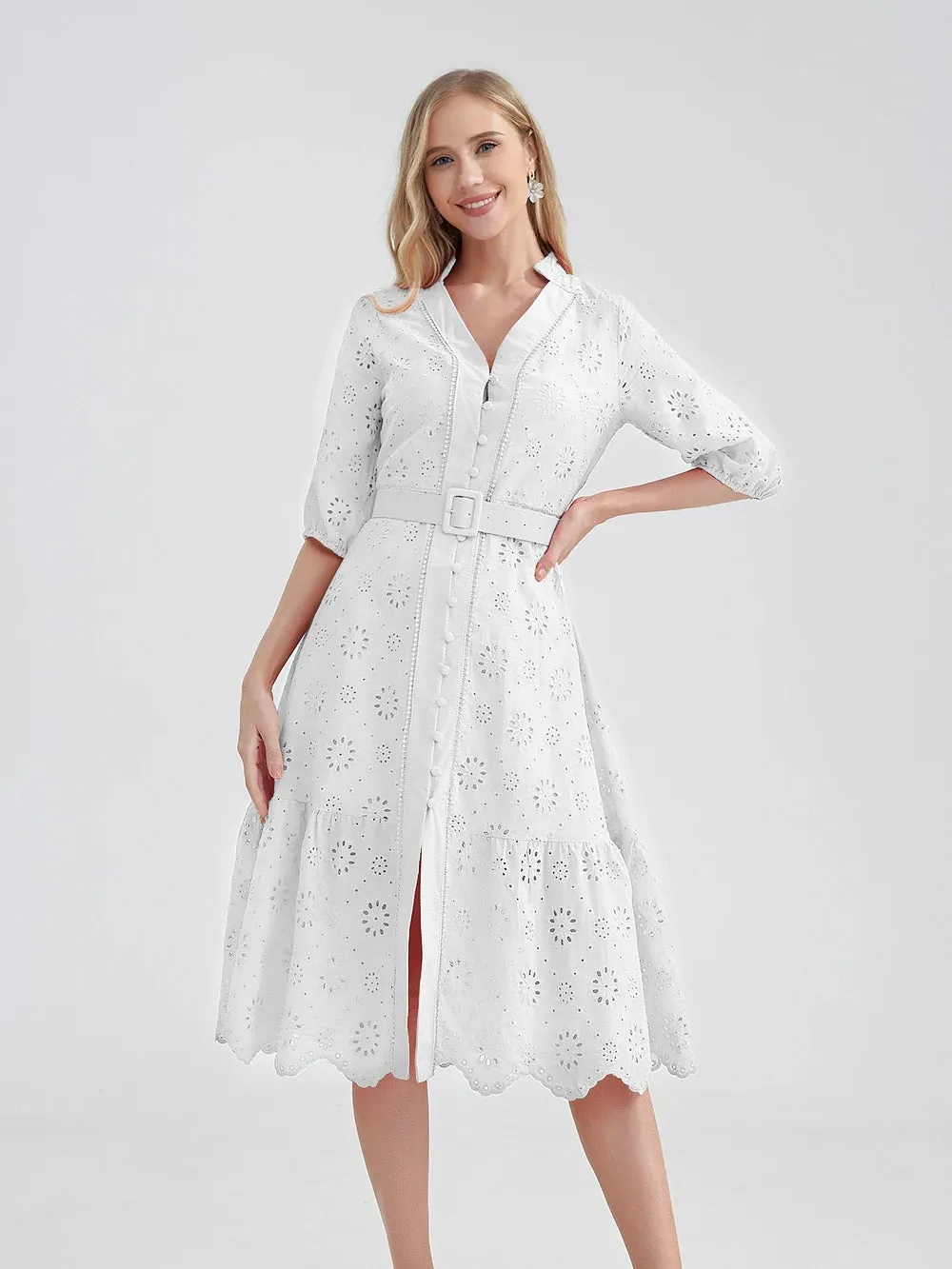 Summer Dress Women Holiday Mini V-Neck Dresses