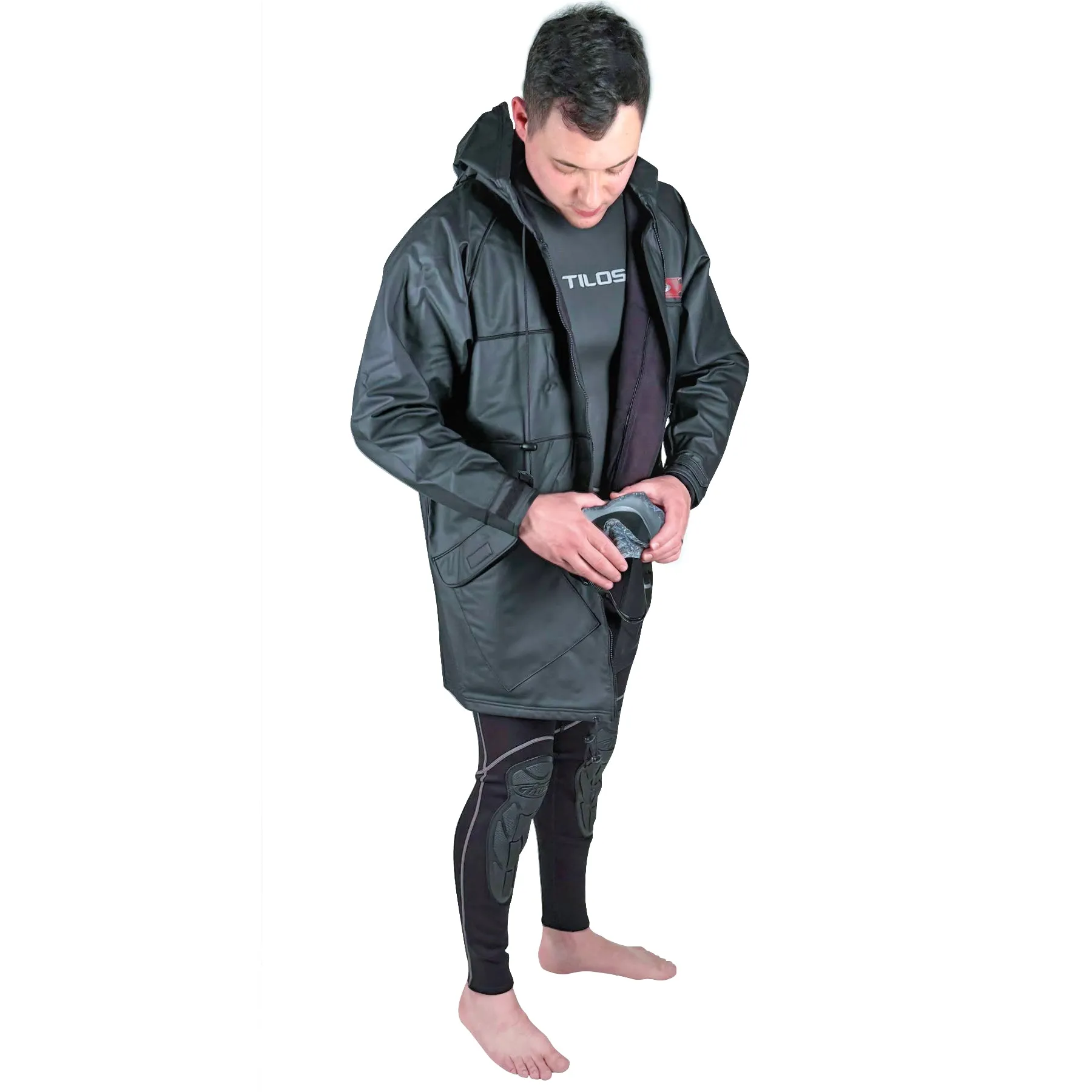 Tarpaulin Hooded Boat Jacket