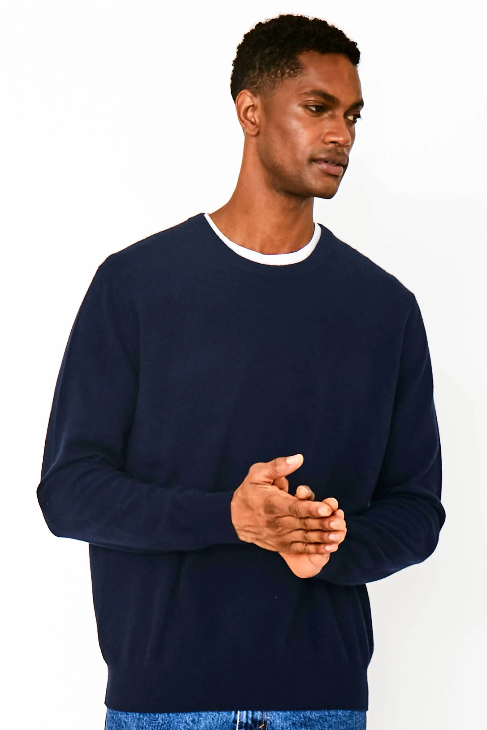 The Cashmere Edward - Navy