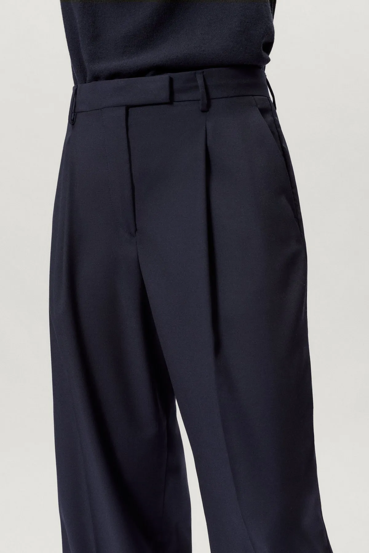 The Wool Tailored Pants with Pinces