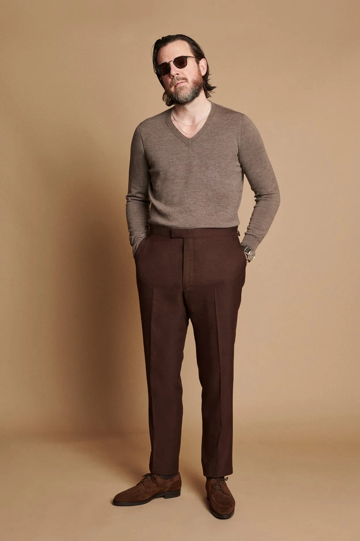 Totman Fine Merino V-Neck Sweater