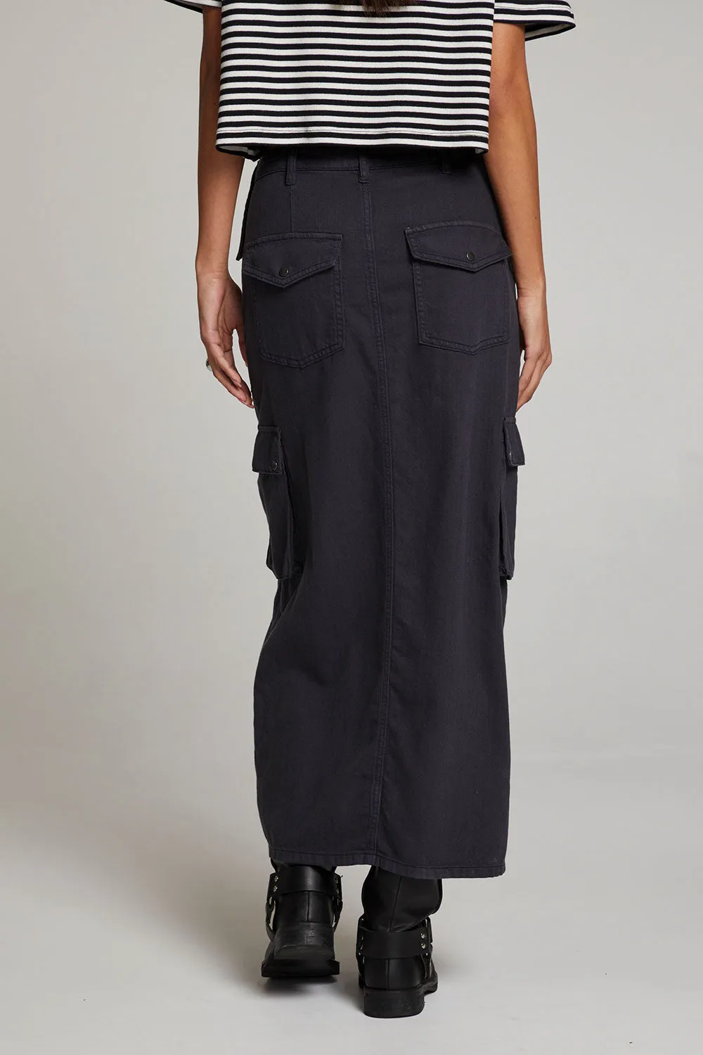 Tri Licorice Maxi Skirt