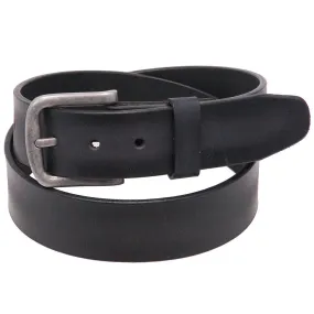 Two-Tone Gray/Black Veg-Tan Leather Belt #BT97180GYK