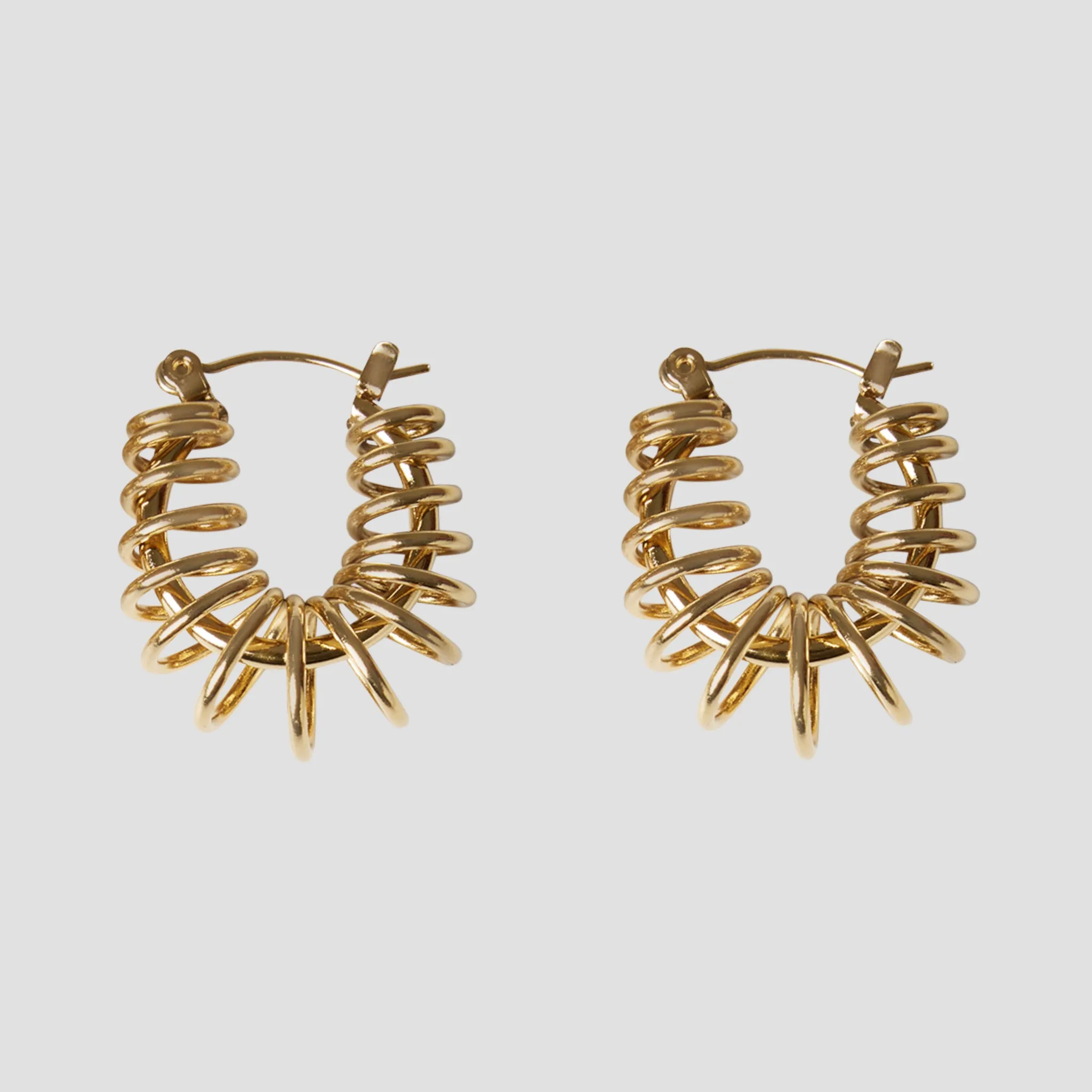 U-Shape Wire 18k Gold Earrings