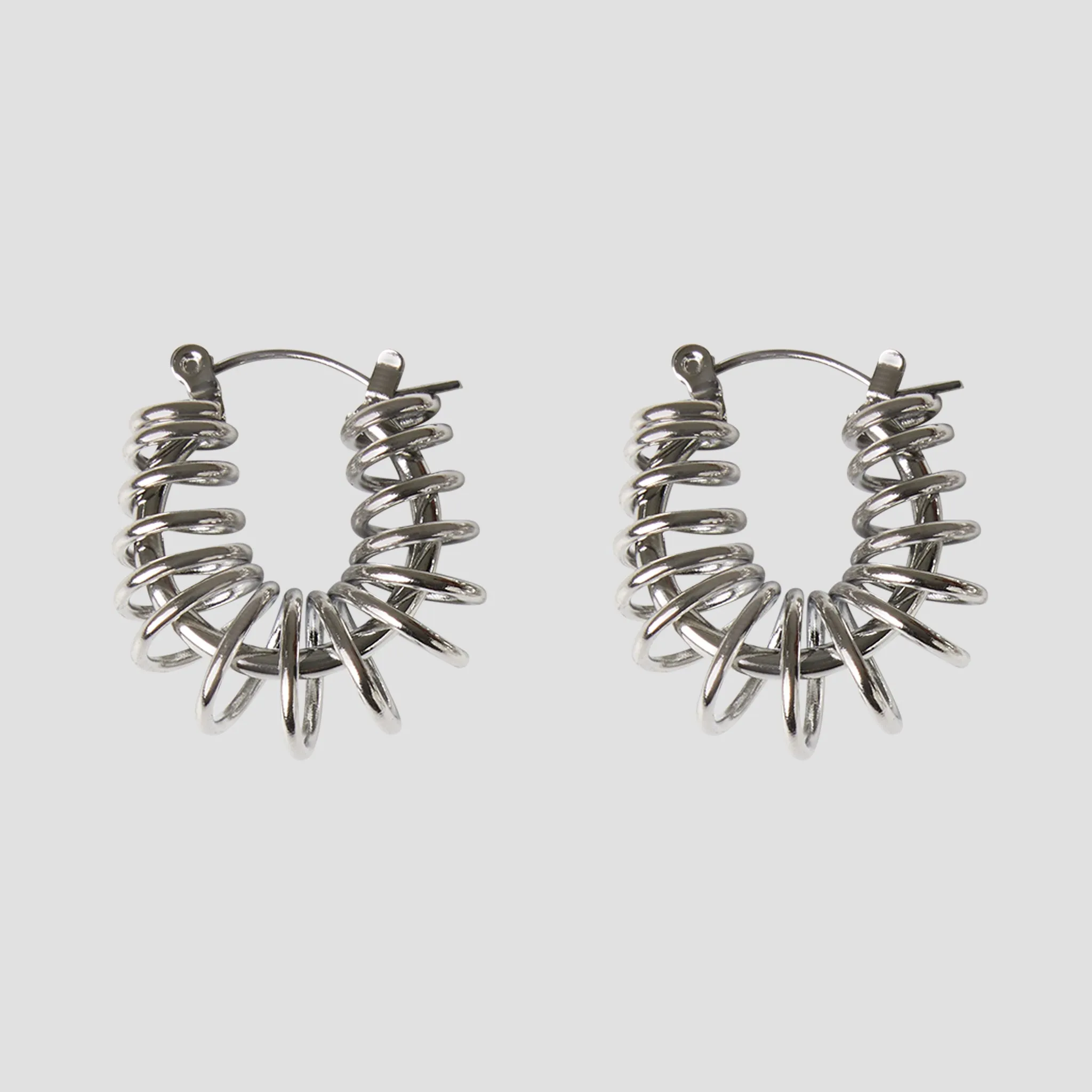 U-Shape Wire Steel Earrings