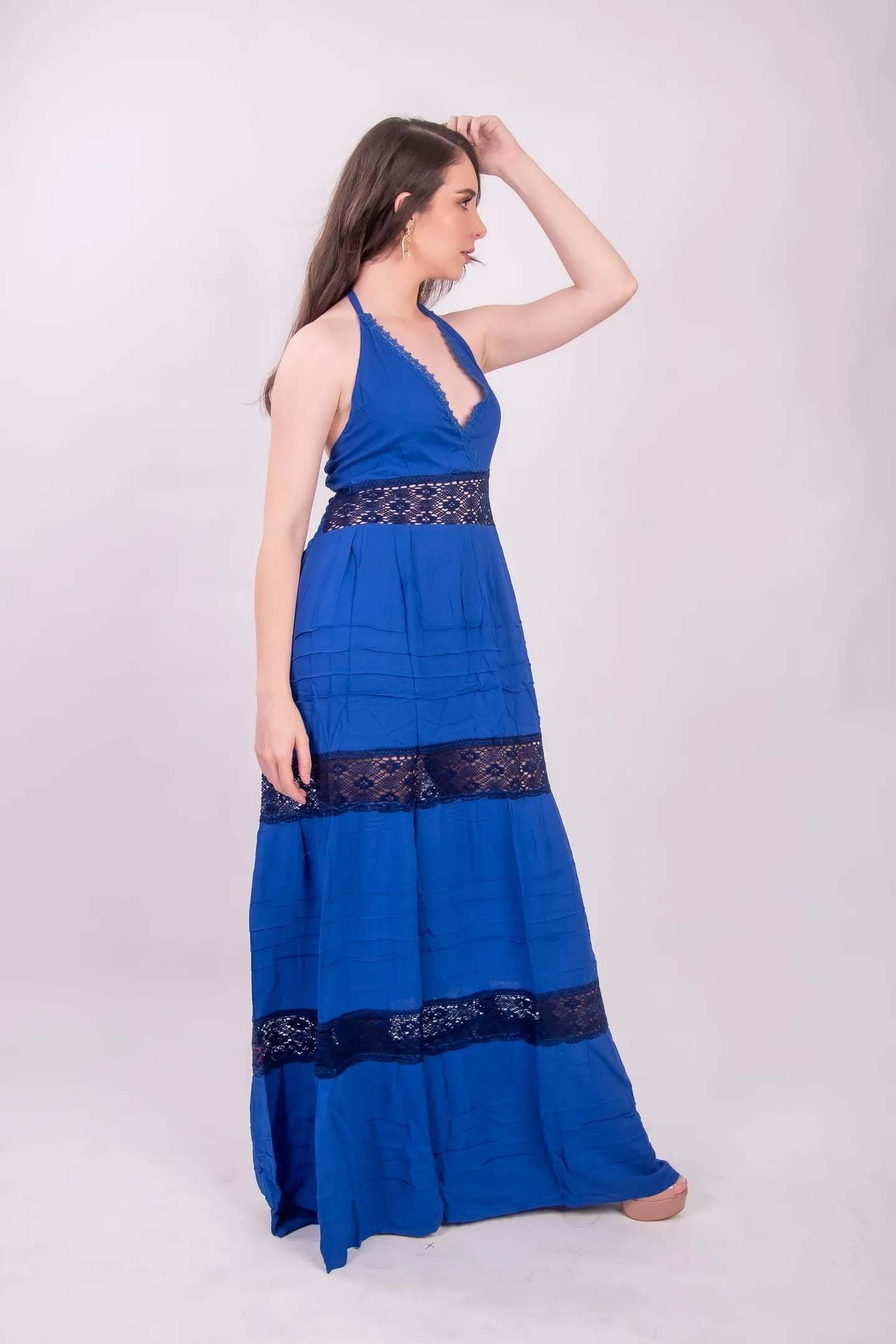 Valentina Halter Maxi Dress