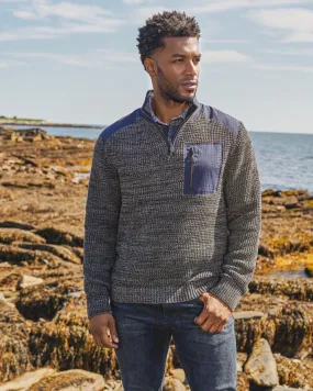 VENTURA MIXED MEDIA 1/4-ZIP SWEATER