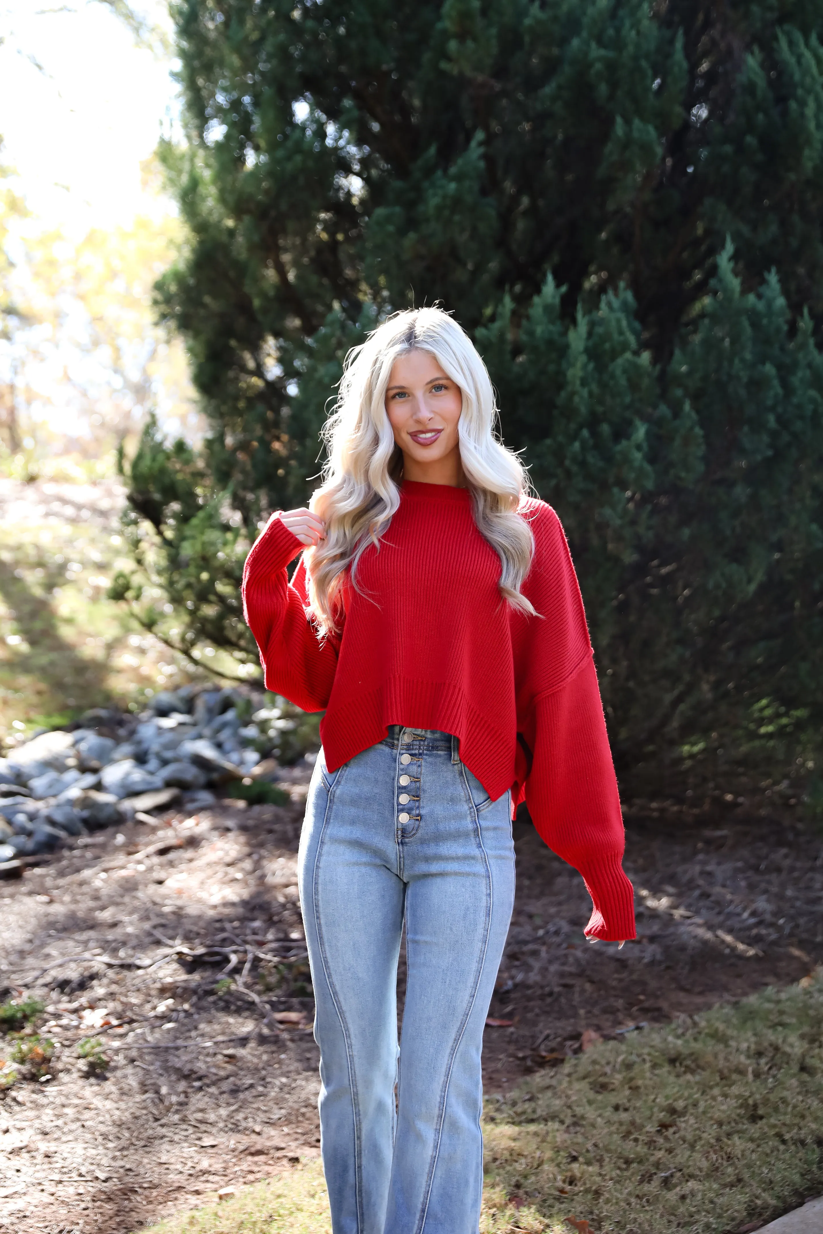 Warm Bliss Cropped Sweater - DOORBUSTER