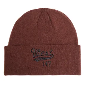 West NYC Core Logo Beanie Brown