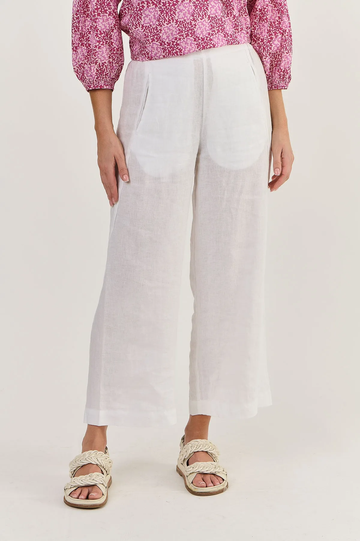 White Linen Pants