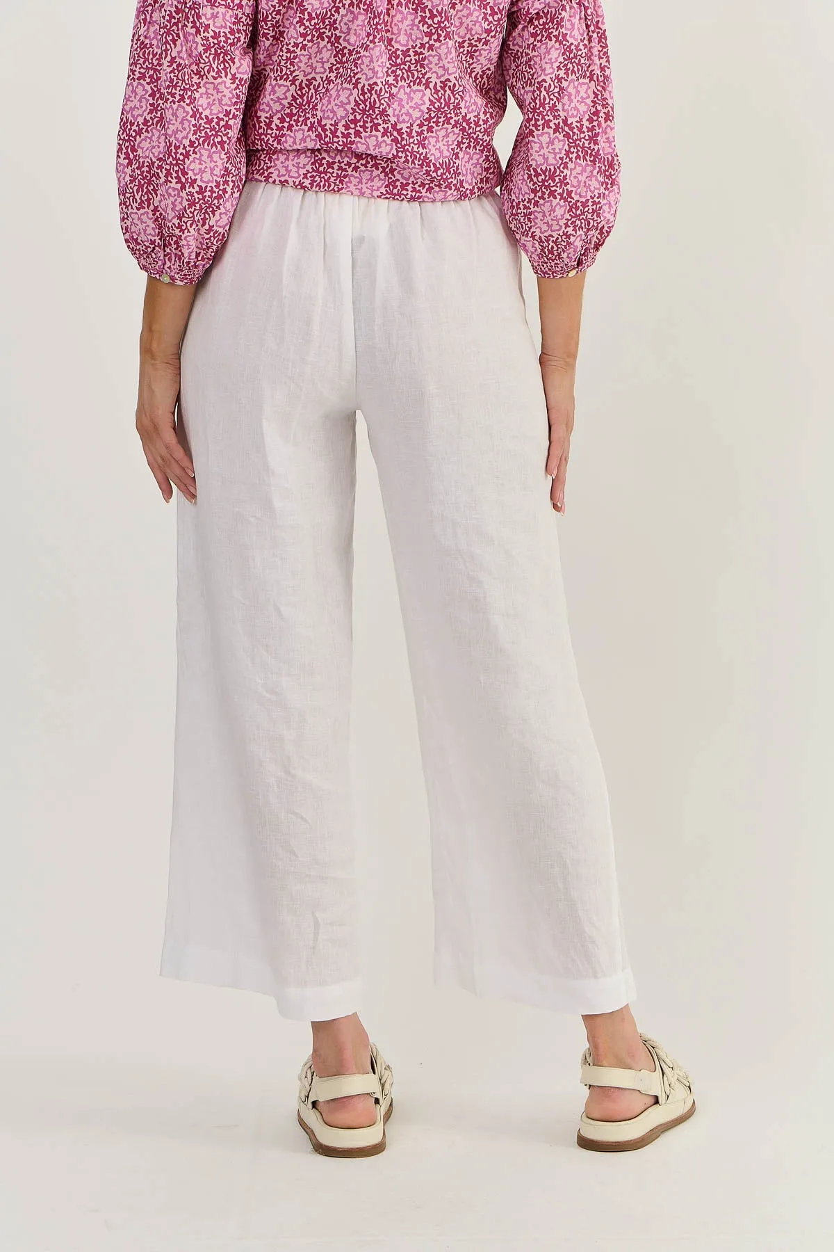 White Linen Pants