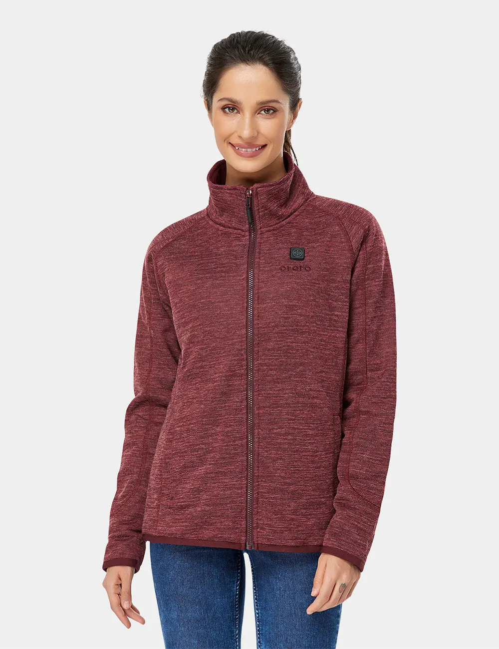 Women's Heated Full-Zip Fleece Jacket - New Colours