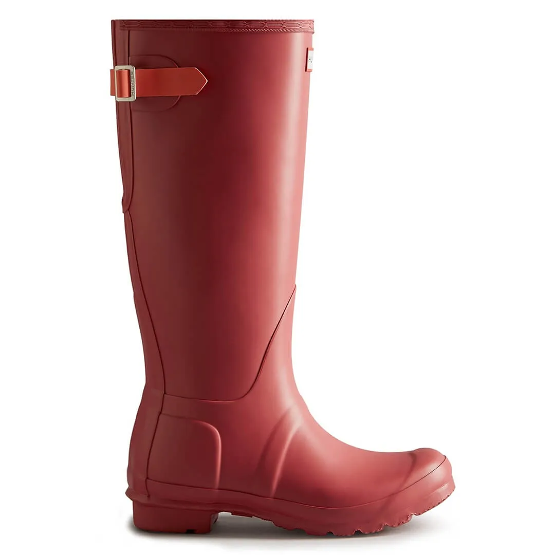 Women's Original Tall Back Adjustable Wellington Boots - Rose/Orange by Hunter