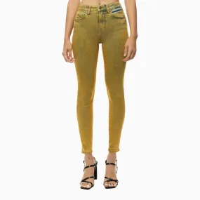 Women's Over Spray Fashion Denim Slim Pant